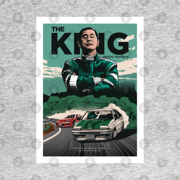 Drift King - Keiichi Tsuchiya by rizadeli